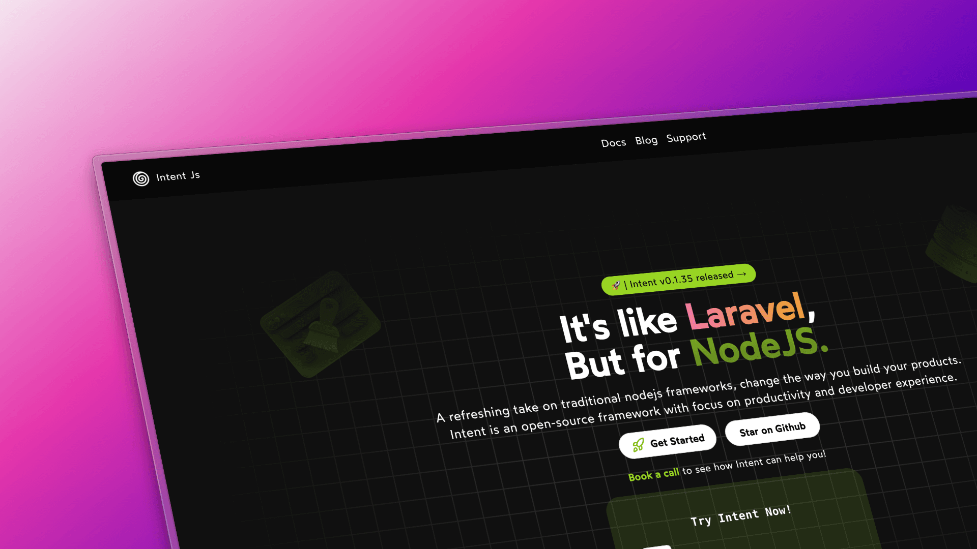 Intent JS
